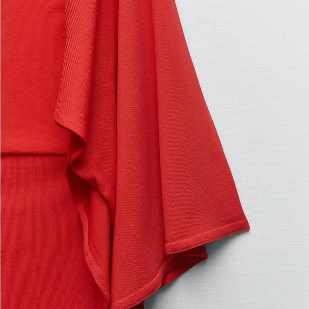 Zara Cape Sleeve Knit Dress - Picture 10 of 11